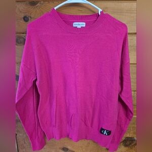 Calvin Klein Jeans Vibrant Pink Knit